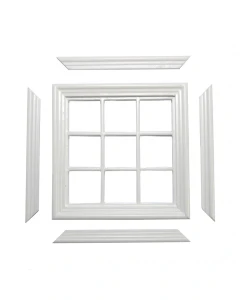DIY003W - White 9 Pane Window