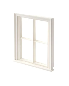 Plastic Victorian Large 4 Pane Window