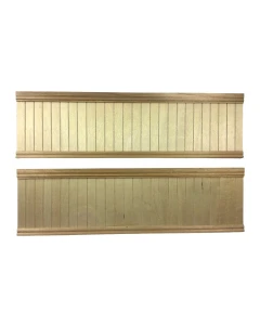 Bare Wood Wainscoting Panel 2pcs