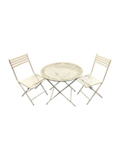 White Table & Two Chairs