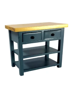 Blue and Pine Sideboard