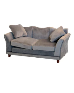 Grey Velvet Sofa