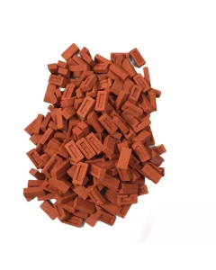 Dark Red Treated Bricks, Pack of 250