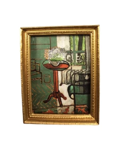 Matisse Picture of Table In Large Gold Frame