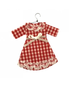 MC3367 - Red Gingham Child's Dress on Hanger