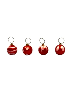 Red Decorated Baubles