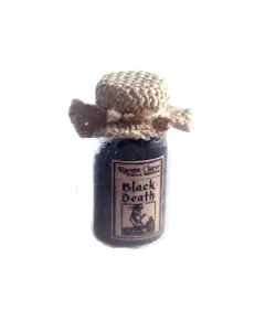 MS193 - 1:12 Scale Potion Jar - Black Death
