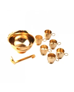 D646 - Brass Punch Bowl