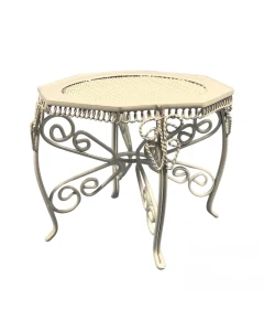 White Garden Table