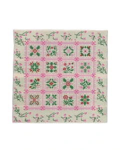 Pink Patchwork Rug Or Blanket