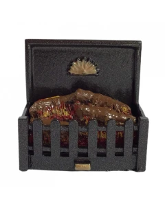 FPG035 - Metal Fire with Logs