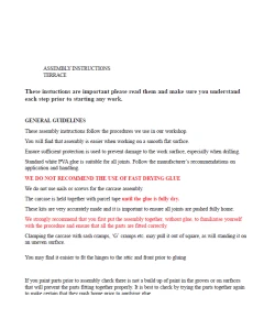 DOWNLOAD - Instructions for Terraced House