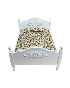 Double Bed White