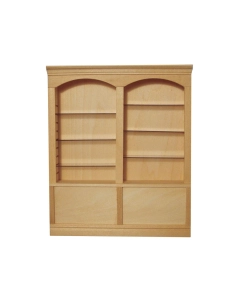 Deluxe Double Shelves Barewood