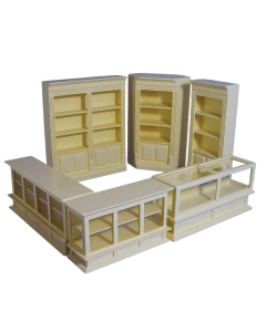 6 Piece Shop Set Cream