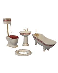Deluxe Pink Bathroom Set