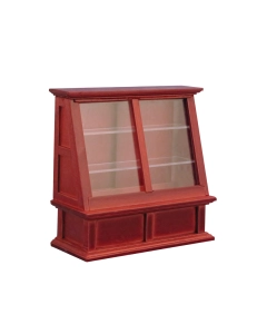 Shop Display Cabinet Mahogany
