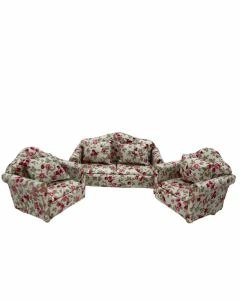 DF402 - Floral Sofa and Chairs