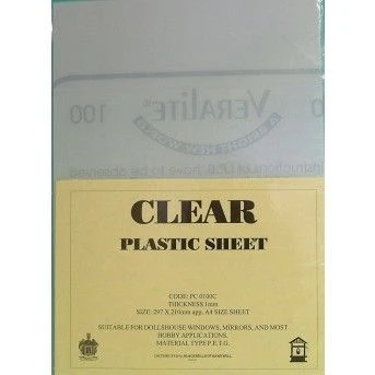 Acetate Sheet 1.0mm (PC0100C) - Dolls House Tools & Glues | Dolls House ...