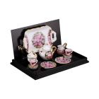 Coffee Set In Rose Design
