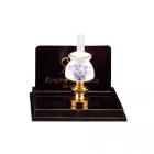 RP13735 - Non-Working Blue and Gold Oil Lamp