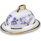 RP16795 - Blue and Gold Serving Dish with Lid