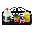 RP17686 - Small Kitchen Wall Shelf with Accessories