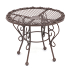 RP18089 - Brown Metal Garden Table
