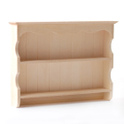 BEF139 Barewood Dresser Top Shelves