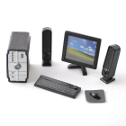 D1159 - Black Desktop Computer Set