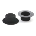 D2298 Pack of 2 Black Hats