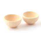 D2306 - Wooden Bowls (pk2)