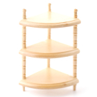 DF295P - 1:12 Scale Pine Corner Shelves