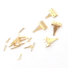 DIY671 10mm Brass Tee Hinges (Pack of 4)