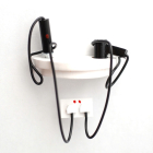 DM-HD9 - 1:12 Scale Shelf with Tongs & Hairdryer