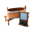 E3077 - Oval Wooden Wash Tub and Board