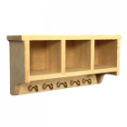 BA027 - Barewood Hall Shelf with Hooks