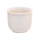 CP027W - Small White Flower Pot