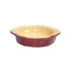 CP104BC - Brown & Cream Pie Dish