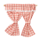 Pink Curtains and Pole