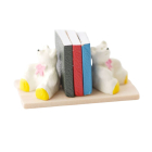 Teddy Bookends with Books