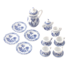 Blue Patterned Tea Or Coffee Set