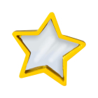 Yellow Star Mirror