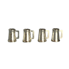 Four Pewter Tankards