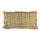 Grey Cable Rug Or Throw