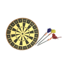 Dart Board with Darts