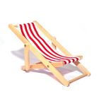 D830A - 1:12 Scale Deckchair (Red)