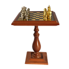 Walnut Chess Table and Chess Set (Discontinued)
