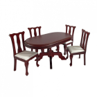 DF081 - Mahogany Table and Chairs