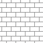 DIY763B - Embossed White Metro Tiling Dark Grout